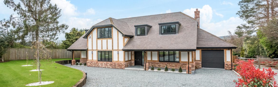 Exterior of Smart Home with Lighting Control